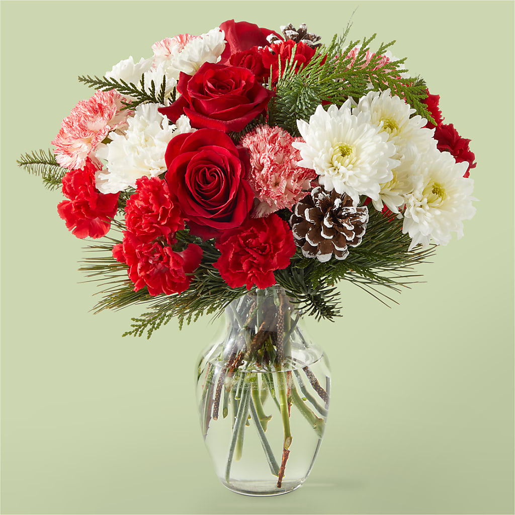 Candy Cane Lane Bouquet – Citrus Valley Florist, West Covina CA