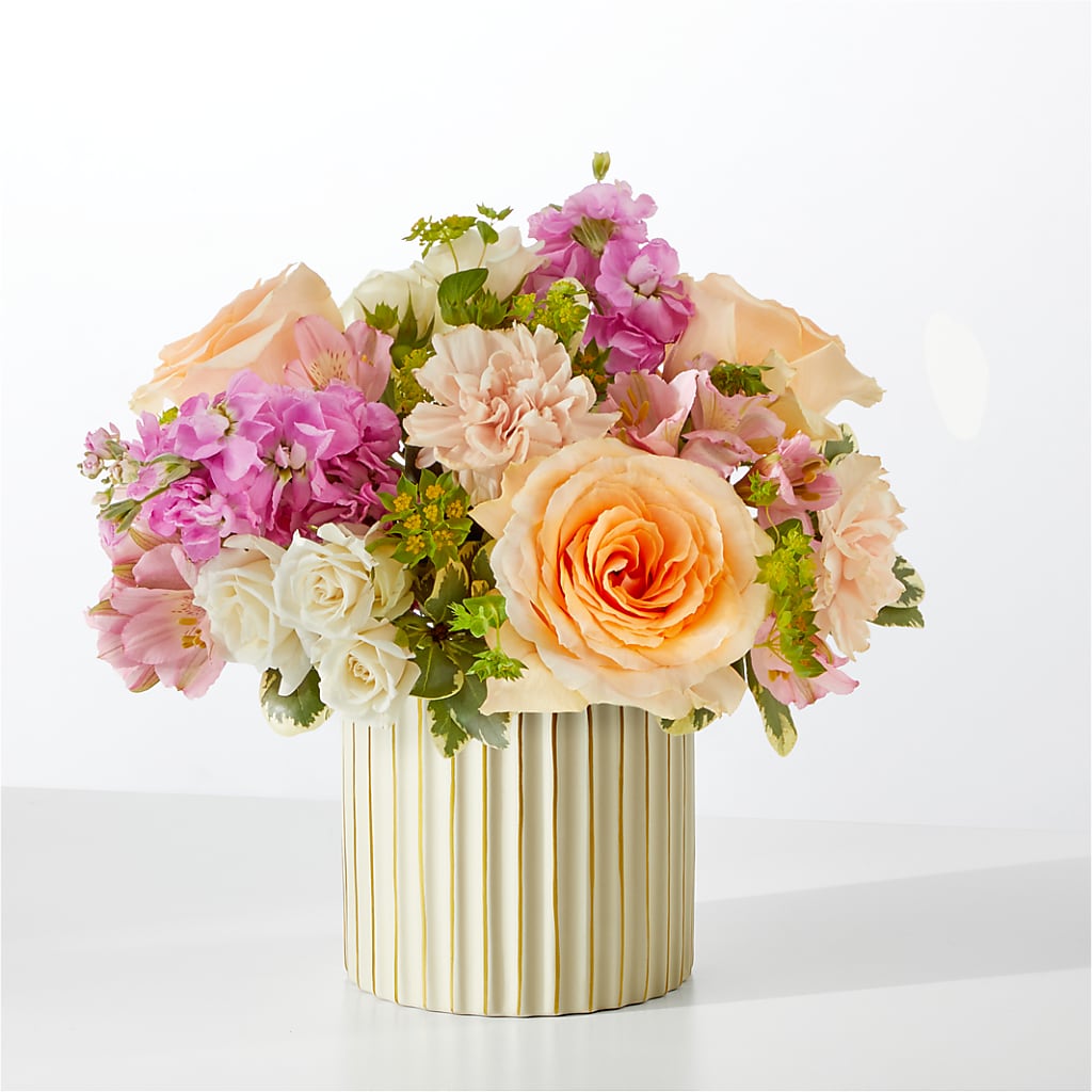 Paradise Bouquet with Ivory Vase – Citrus Valley Florist, West Covina CA