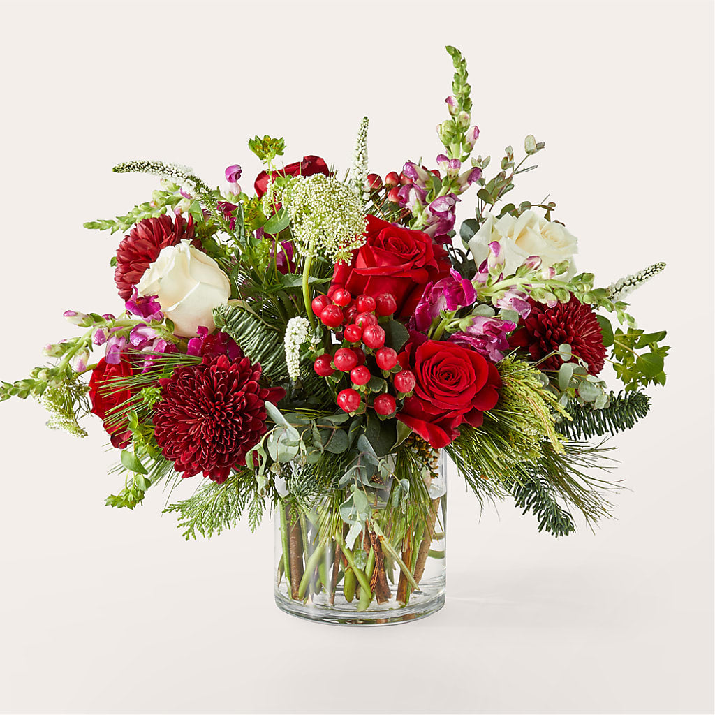 Cranberry Fizz Bouquet – Citrus Valley Florist, West Covina CA