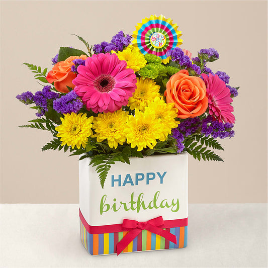 Birthday Brights Bouquet –  Citrus Valley Florist, West Covina CA
