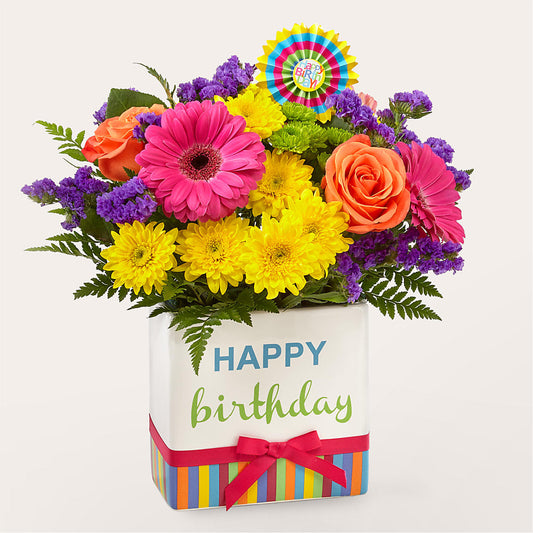 Birthday Brights Bouquet –  Citrus Valley Florist, West Covina CA