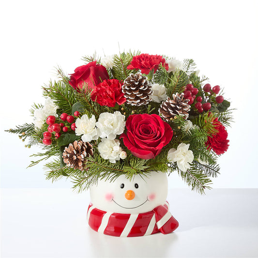 Jolly Snowman Bouquet –  Citrus Valley Florist, West Covina CA