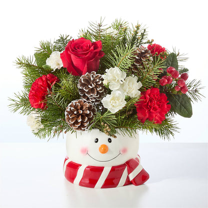 Jolly Snowman Bouquet –  Citrus Valley Florist, West Covina CA