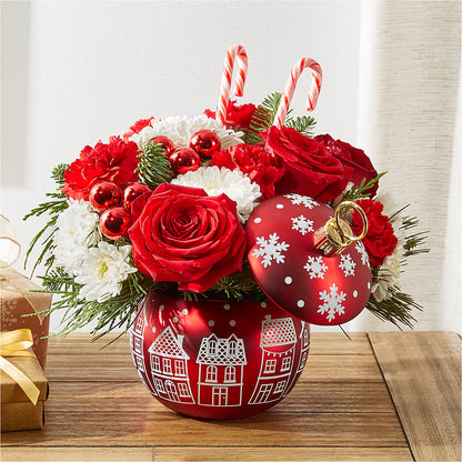 Cheer in the Air Ornament –  Citrus Valley Florist, West Covina CA