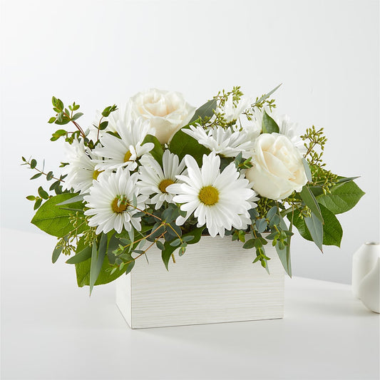 Fresh Linen Box Bouquet –  Citrus Valley Florist, West Covina CA
