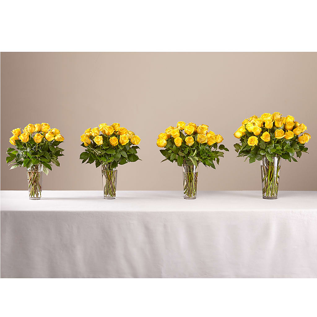 Long Stem Yellow Rose Bouquet –  Citrus Valley Florist, West Covina CA