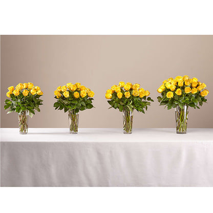 Long Stem Yellow Rose Bouquet –  Citrus Valley Florist, West Covina CA