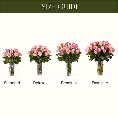 Long Stem Pink Rose Bouquet –  Citrus Valley Florist, West Covina CA