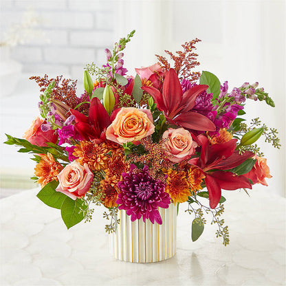 Burgundy Landscape Bouquet –  Citrus Valley Florist, West Covina CA