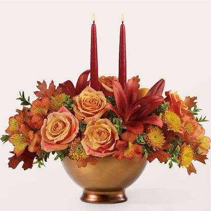 Harvest Table Centerpiece –  Citrus Valley Florist, West Covina CA