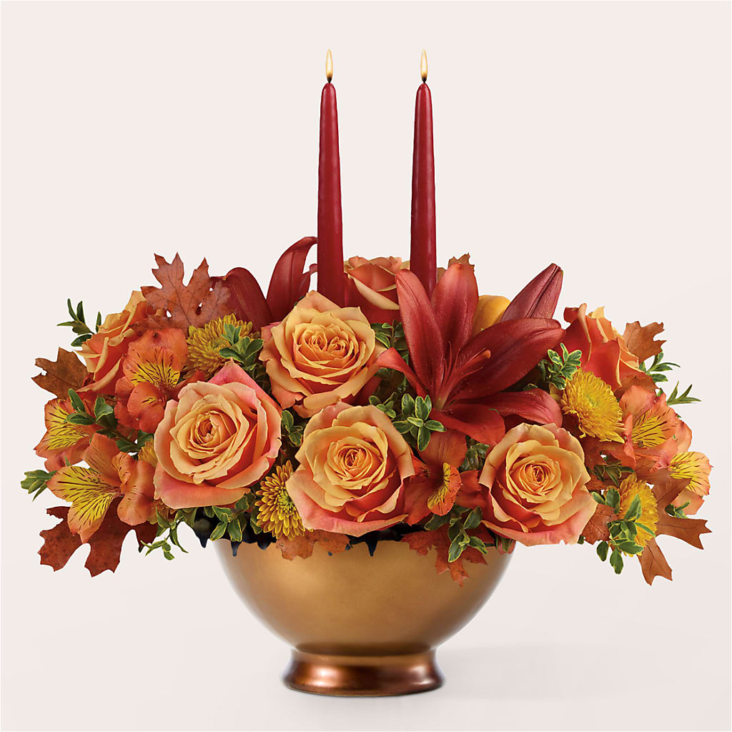 Harvest Table Centerpiece –  Citrus Valley Florist, West Covina CA