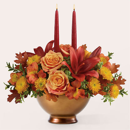 Harvest Table Centerpiece –  Citrus Valley Florist, West Covina CA
