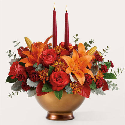 Fruits of Fall Centerpiece –  Citrus Valley Florist, West Covina CA