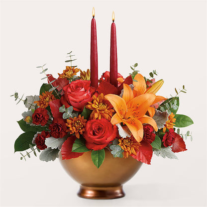 Fruits of Fall Centerpiece –  Citrus Valley Florist, West Covina CA