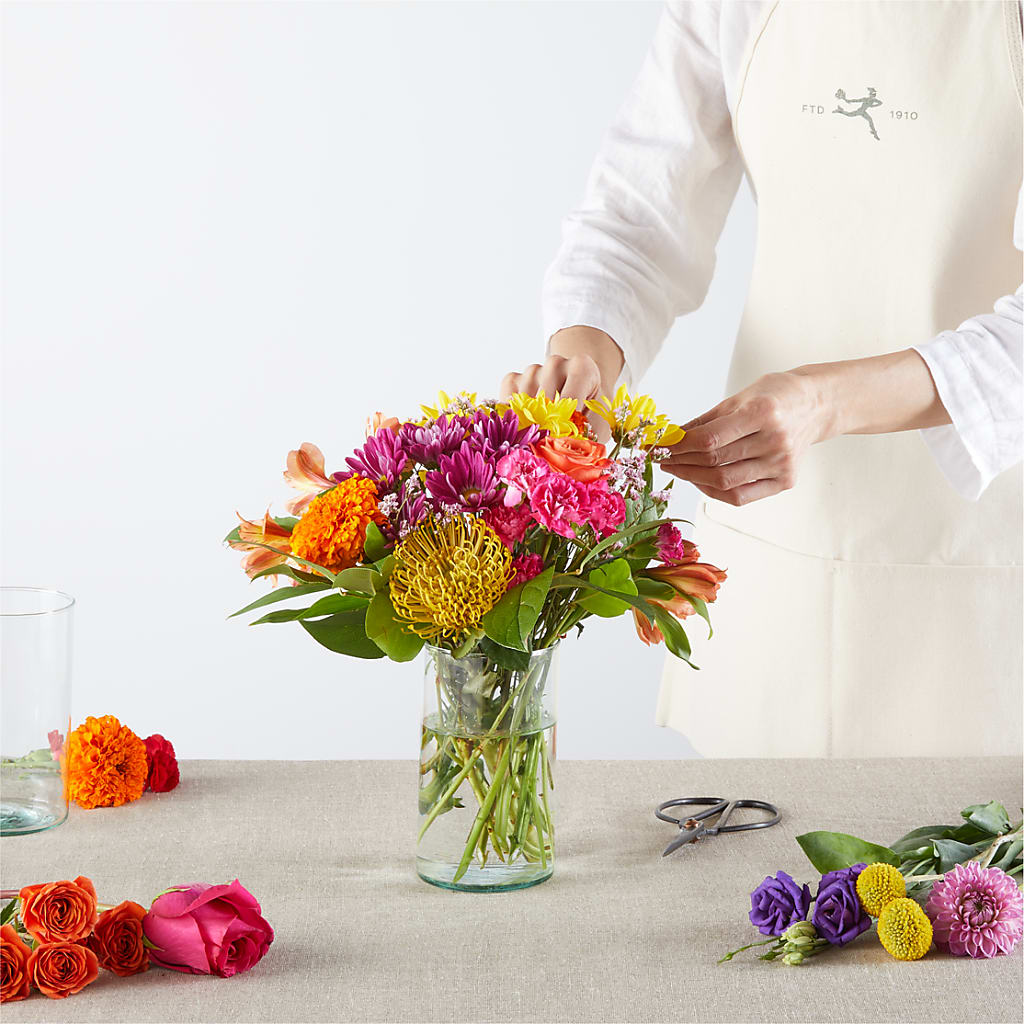 Feast of Color – A Florist Original –  Citrus Valley Florist, West Covina CA