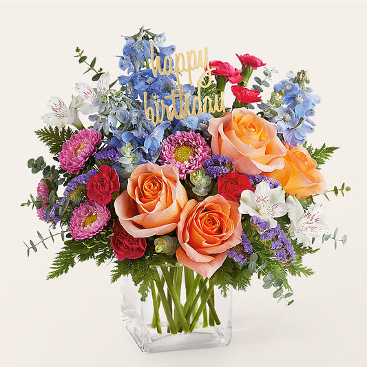 Birthday Bash Bouquet –  Citrus Valley Florist, West Covina CA