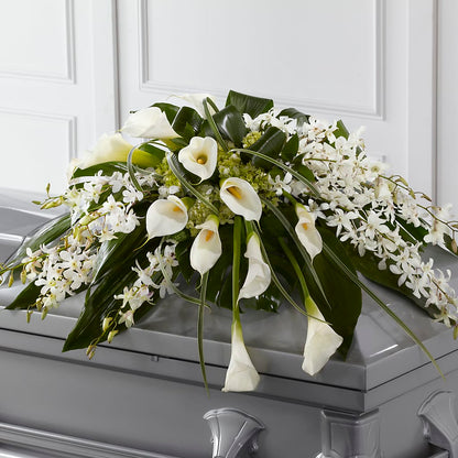 Angel Wings Casket Spray –  Citrus Valley Florist, West Covina CA