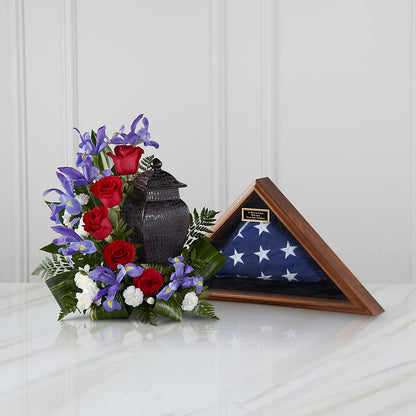 Patriotic Tribute Arrangement –  Citrus Valley Florist, West Covina CA