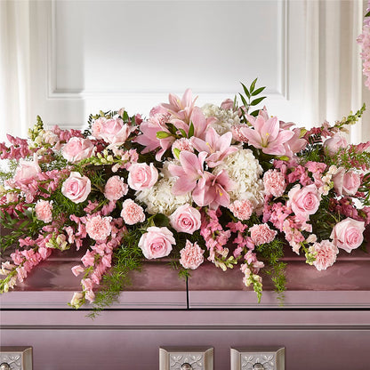 Life & Remembrance Casket Spray –  Citrus Valley Florist, West Covina CA