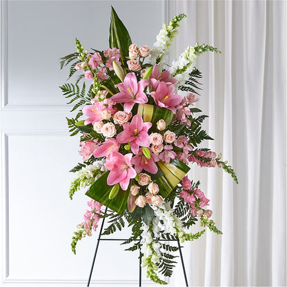 Elegant Embrace Standing Spray –  Citrus Valley Florist, West Covina CA