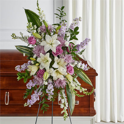 Grateful Hearts Standing Spray –  Citrus Valley Florist, West Covina CA
