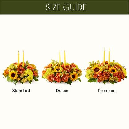Autumn Harmony Centerpiece –  Citrus Valley Florist, West Covina CA