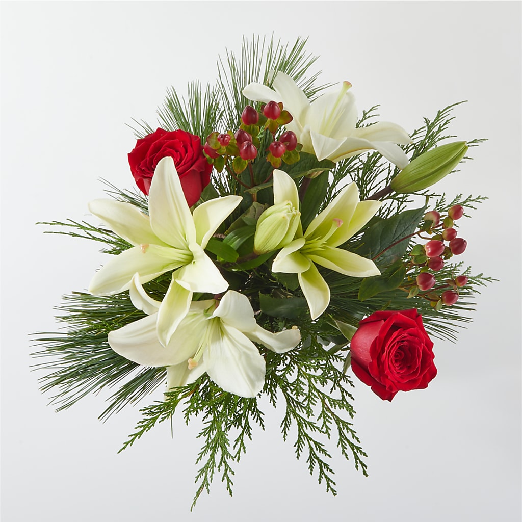 Evergreen Delight Bouquet & Happy Birthday Topper –  Citrus Valley Florist, West Covina CA