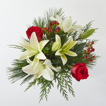Evergreen Delight Bouquet & Happy Birthday Topper –  Citrus Valley Florist, West Covina CA
