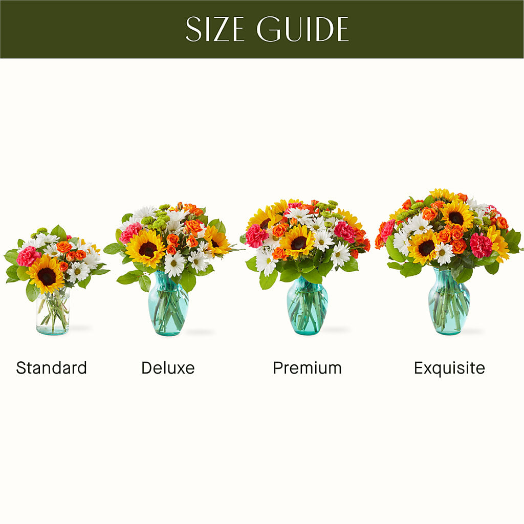 Sun-drenched Blooms Bouquet –  Citrus Valley Florist, West Covina CA