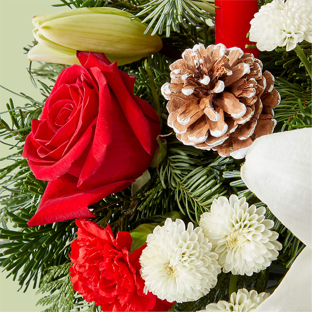Seasonal Festivities Centerpiece –  Citrus Valley Florist, West Covina CA