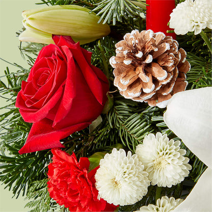 Seasonal Festivities Centerpiece –  Citrus Valley Florist, West Covina CA