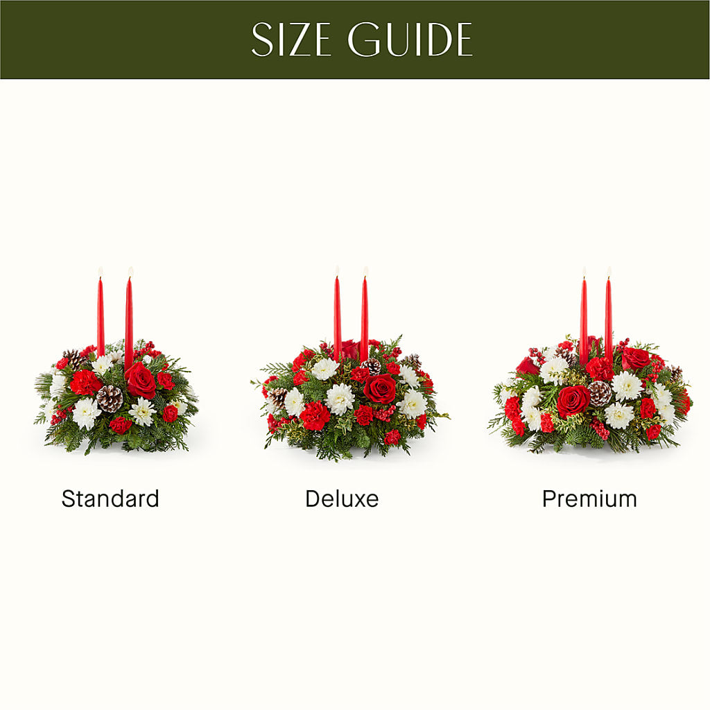 Holiday Soiree Centerpiece –  Citrus Valley Florist, West Covina CA