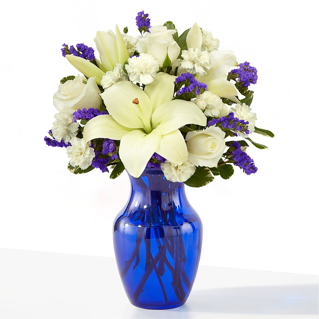 Sapphire Rush Bouquet –  Citrus Valley Florist, West Covina CA