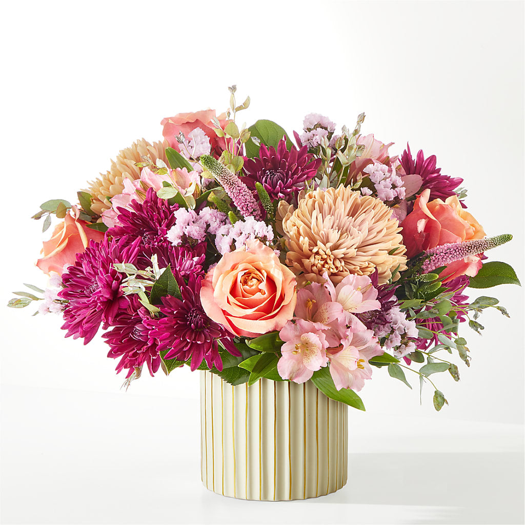 Berry Cobbler Bouquet with Ivory Vase –  Citrus Valley Florist, West Covina CA