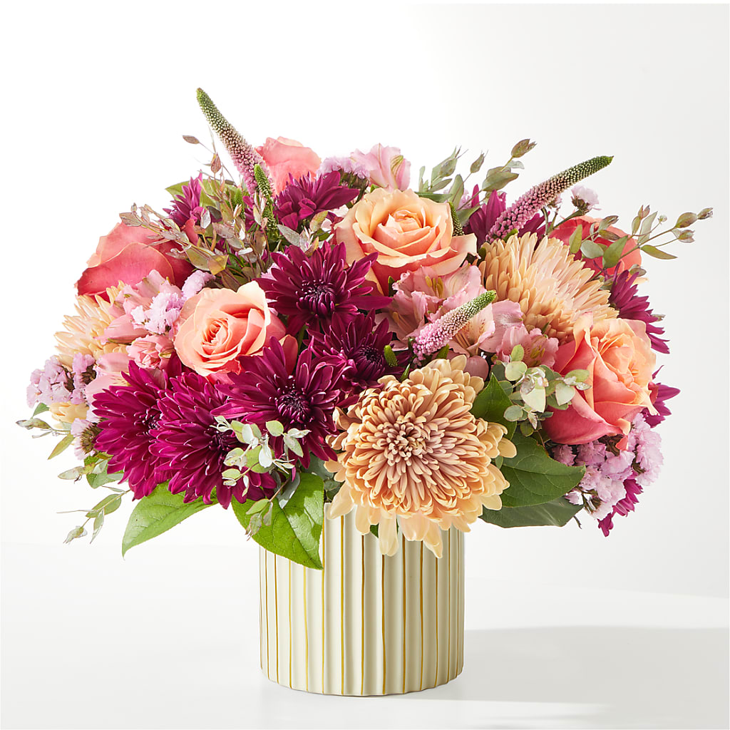 Berry Cobbler Bouquet with Ivory Vase –  Citrus Valley Florist, West Covina CA