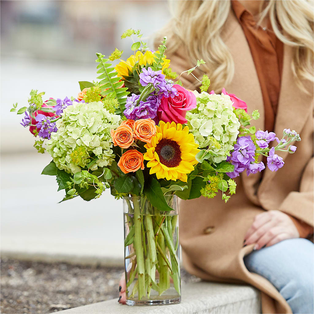 Vibrant Greetings Bouquet –  Citrus Valley Florist, West Covina CA