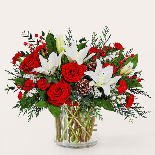 Best in Snow Bouquet –  Citrus Valley Florist, West Covina CA
