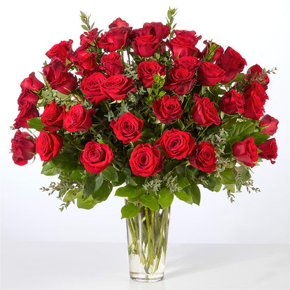 Forever Yours Fifty Stem Red Rose Bouquet –  Citrus Valley Florist, West Covina CA
