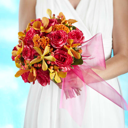 Brilliant Shades of Love Bouquet –  Citrus Valley Florist, West Covina CA