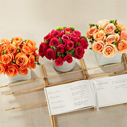 Dawn Rose Centerpiece –  Citrus Valley Florist, West Covina CA