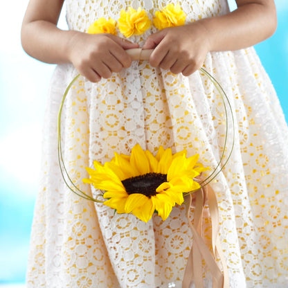 Sweet Sunshine Flower Girl Bouquet –  Citrus Valley Florist, West Covina CA