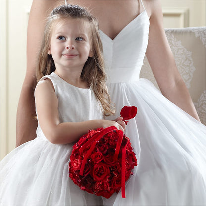 Pure at Heart Flower Girl Arrangement –  Citrus Valley Florist, West Covina CA